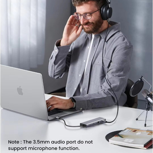 Hub USB C, dongle USB-C 10-en-1 avec double moniteur 4K-HDMI et VGA, Ethernet 1 Gbps, PD 100 W, 3 ports USB 3.0, prise audio 3,5 mm - Product Image 3