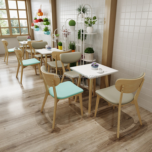 Set di Sedute per Caffetteria all'Ingrosso - Divano in Tessuto Confortevole e Sedie con Tavolo da Pranzo per Bar/Caffetteria - Product Image 5