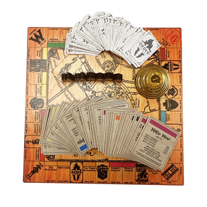 Potter <strong>Monopoly</strong> Wooden Game Board <strong>Travel</strong> Multiplayer Board Game - Product Image 1