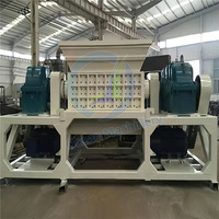 OCEAN utilisé E déchets aluminium ferraille cuivre métal pneu Mini caoutchouc convoyeur bande déchiqueteuse pour plastique