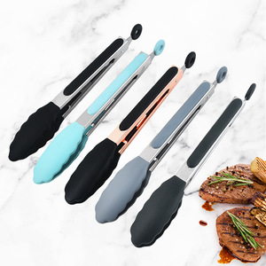 <span class=keywords><strong>Pinzas</strong></span> de acero inoxidable para cocina respetuosas con el medio ambiente aptas para lavavajillas, <span class=keywords><strong>pinzas</strong></span> creativas resistentes al calor para pastelería, <span class=keywords><strong>barbacoa</strong></span>, <span class=keywords><strong>barbacoa</strong></span>, venta al por mayor - Product Image 4