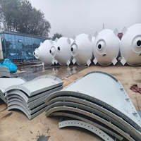Silo Kalsium Hidroksida dengan Pengumpul Debu, Pengumpan Sekrup, Sensor Level, dan Peralatan Pembuangan Bubuk Otomatis