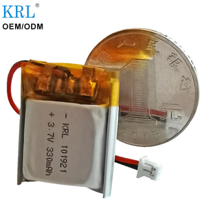 헤드셋 프리미엄 리튬 폴리머 배터리에 대한 원래 공장 3.7 V 101921 <span class=keywords><strong>330mAh</strong></span> 충전식 <span class=keywords><strong>Lipo</strong></span> 파우치 이온 배터리 - Product Image 3