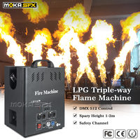 Feu de machine à flamme triple voie MOKA SFX H-E03A GPL pour la machine à incendie à gaz de club d'événement