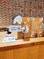 Présentoir de table en carton ondulé A4 vertical pour menus et affiches avec support de panneau et de table – Présentoirs pour salons de thé