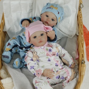 Lifereborn Adorable réaliste Reborn Baby Doll Twins Baby avec caractéristiques artisanales et corps lesté-Parfait pour la collecte - Product Image 1