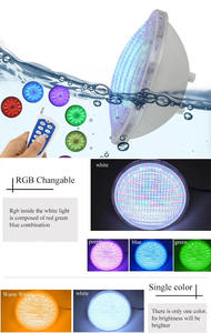 Luz LED de Alta Potencia para Piscina, Montada en la Pared, Material ABS, IP68 Impermeable, con Cambio de Color, Corona Subacuática - Product Image 4