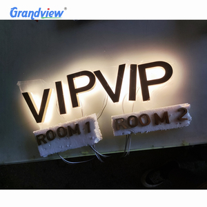 Enseigne lumineuse personnalisée avec logo, lettres rétroéclairées en acrylique, panneau publicitaire pour entreprise, bar, magasin, néon flexible LED RVB - Product Image 6