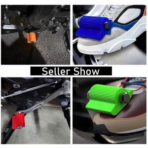 ปลอกหุ้มคันเกียร์ยางกันลื่นแบบสากล ปลอกป้องกันด้านบนสำหรับรถจักรยานยนต์ออฟโรดและยานพาหนะ อุปกรณ์ยานยนต์ - Product Image 5