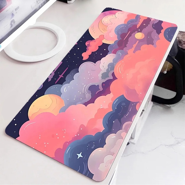 Hot Selling Custom Waterproof Heated Gaming Anime Rubber Extended Full Color Design Printed Mouse Pad in Stock