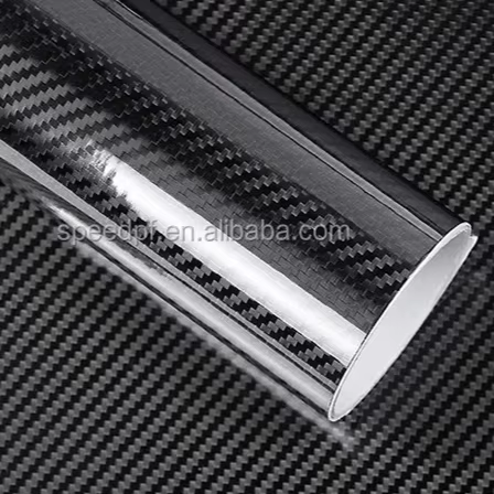 Paper-backed 5D carbon fiber black