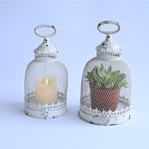 Demir ve Metal kafes mum rustik fener listic istik yeni stil kafes mumluk - Product Image 1