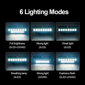 Nueva carga USB <span class=keywords><strong>MTB</strong></span> bicicleta luz bocina resaltar bicicleta luz impermeable ciclismo lámpara linterna ciclismo equipo Accesorios - Product Image 2