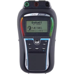 เครื่องมือวัดอเนกประสงค์ Metrel MI 3309 Bt Deltagt Pat Testers พร้อมรีโมทคอนโทรลสำหรับการทดสอบการเชื่อมต่อสายดิน/การทดสอบความต่อเนื่องแบบ 2 สาย 200mA - Product Image 1