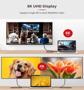 USB4 Gen3 40Gbps Data PD Sạc Nhanh Màn Hình 240W 8K UHD 4. 0 Type-C Usb 4 Type C Cáp Đồng Trục Thunderbolt 3-USB-C Kabel 2M - Product Image 2