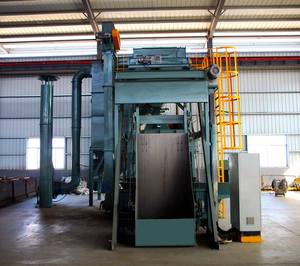 Q15GN/Q28GN Serie Hocheffiziente und Benutzerfreundliche Manganstahl-Bandstrahlanlage für Nicht-Brüchige Gussformen - Product Image 4