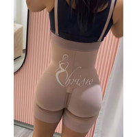 Ceinture de maintien colombienne à fermeture éclair et bretelles amovibles, pour les hanches petites et grandes, pour la chirurgie BBL, large bande de contrôle du ventre