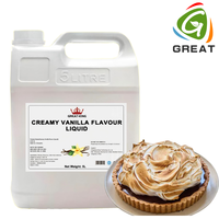 Arôme Naturel Vanille Qualité Alimentaire OEM, Liquide Parfumé Vanille Crème pour Boulangerie, Café, Pâtisseries, Crèmes Glacées, Certifié Halal