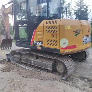 <strong>Compact</strong> Digger <strong>Used</strong> Original Hydraulic SANY75 <strong>Excavator</strong> Tailess Crawler <strong>Excavator</strong> on Sale