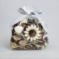 Sachet pot-pourri parfumé de forme solide fleurs séchées avec parfum végétal naturel pour désodorisant de chambre d'animaux domestiques désodorisant