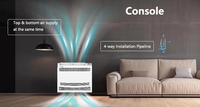 Climatiseur Multi-Split Intelligent Chauffage et Refroidissement Inverter R410a 50/60Hz 27000 Btu Cassette Huit Voies