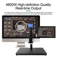 SUNSHINE MS8E-02 PRO 4800W Microscope numérique électronique pour microscope à souder Ensemble 1080P HD USB Objectif de caméra industrielle