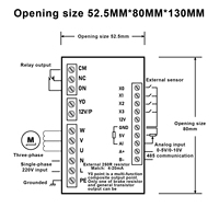 Convertisseur de fréquence SUSWE 220V, petit onduleur VFD adapté aux moteurs AC