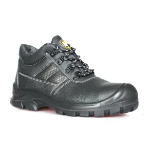 中国供应商高品质批发男士安全鞋真皮钢趾男士工作鞋