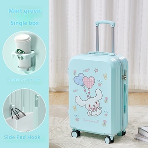 Ruunjoy Sanrio Kawaii Anime Set bagaglio bellissimo carrello <span class=keywords><strong>cabina</strong></span> borsa Spinner Caster con Pochacco Cinnamoroll <span class=keywords><strong>cabina</strong></span> <span class=keywords><strong>dimensioni</strong></span> <span class=keywords><strong>valigia</strong></span> - Product Image 6