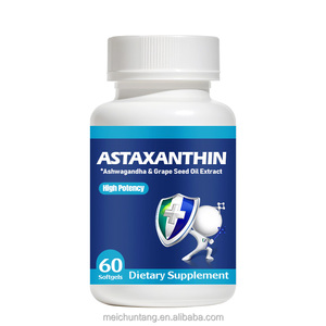 OEM Huidverlichtende Astaxanthine 60 Softgel <span class=keywords><strong>Capsules</strong></span> Supplementen Natuurlijke Bulk 12mg Astaxanthine <span class=keywords><strong>Capsules</strong></span> - Product Image 1