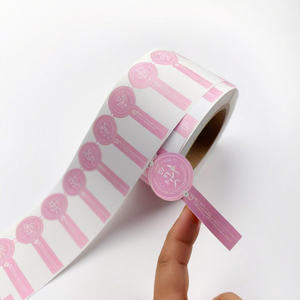 HG3210 Facile à déchirer bouchon de bouteille inviolable étiquette d'étanchéité rouleau inviolable sécurité sceau autocollant étiquettes onglet pour joint alimentaire pot - Product Image 1