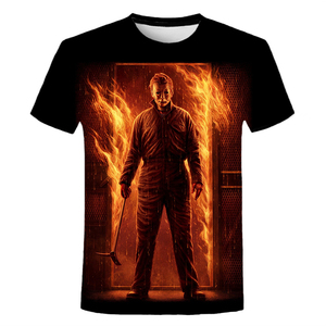 Fitspi <strong>Halloween</strong> Kills 3D Printed <strong>Tshirt</strong> Movie Theme Oversized Streetwear Short Sleeve Top Men <strong>Women</strong> - Product Image 1