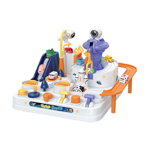 Jouet éducatif en plastique à assembler soi-même pour enfants, circuit de course de voitures spatiales orbitales, jouet d'aventure, ensemble de 24 pièces, âges 2-13 - Product Image 1