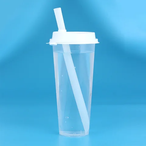 Biodegradable Printing PLA Straw Hard Plastic Printed Drinking Hygiene Pack