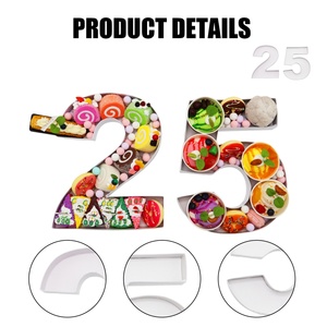 Tarjeta de Año Nuevo y Graduación de Papel Maché Rellenable con Diseño de Dulces y Número 2025 - Product Image 4