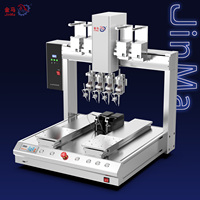 Máquina de Soldadura Automática de Sobremesa de Doble Estación y Cuatro Cabezales con Rodamiento y Motor, Robot de Soldadura de Cables USB para PCB de Tamaño Pequeño