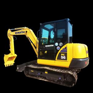 Excavatrices Komatsu Pc56mr d'occasion, mini-excavatrice sur chenilles de 5 tonnes, importée du Japon, modèle 2023, moteur, accessoire tarière - Product Image 5