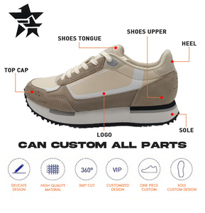 <span class=keywords><strong>Sneakers</strong></span> Sportive Basse Casual Traspiranti OEM da Uomo Stile Retro di Alta Moda con Logo Personalizzato - Product Image 2