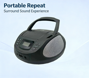 Reproductor de CD Portátil con Radio, Entrada USB y AUX, Altavoz Integrado y Asa para el Hogar, Viajes y Actividades al Aire Libre - Product Image 6