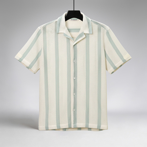 Camisa informal de manga corta para hombre, moderna, versátil, de alta calidad, de corte regular, para uso diario - Product Image 1