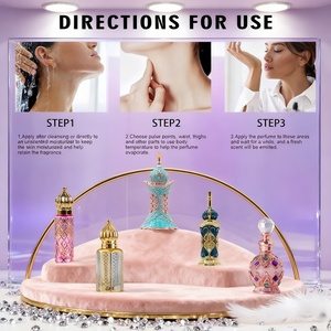 Juego de Regalo de Perfume de Lujo para <span class=keywords><strong>Mujer</strong></span>, 5 Piezas, Fragancia Árabe de Larga Duración, Mini Spa, Aroma Original de Alta Gama para <span class=keywords><strong>Mujer</strong></span> - Product Image 6
