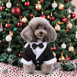 Autumn Winter Luxury Cross-Border <b>Pet</b> Clothes Classic Polyester Formal Wear Solid Tuxedos for Gentleman Dogs Kittens for - Product Image 2