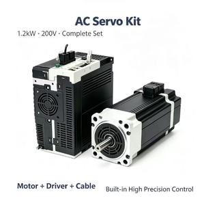 Kit moteur servo AC Panasonic 750W 400W avec variateur MHMJ122G1E4, moteur servo 1,2 kW et variateur G1E4 - Product Image 1