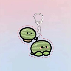 Plants vs Zombies <span class=keywords><strong>Q</strong></span> versión acrílico llavero lindo colgante de llavero de dibujos animados para mochila regalo al por mayor - Product Image 3
