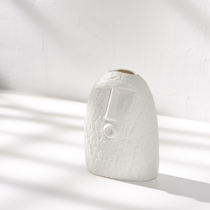 ZHUODI C34 Maceta de Cerámica Blanca de Estilo Moderno con Diseño Navideño, Ecológica, Duradera, Ligera, con Orificio de Drenaje y <span class=keywords><strong>Autorriego</strong></span> - Product Image 4