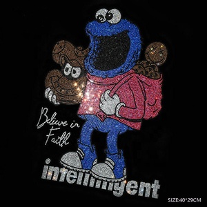 Neue benutzer definierte Designer Strass Eisen auf <span class=keywords><strong>Transfer</strong></span> Designs benutzer definierte Hot Fix Marke Strass Transfers für Hoodie - Product Image 4