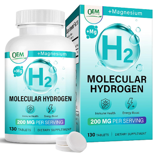 Tabletas de agua de hidrógeno OEM, gran oferta, suplemento de hidrógeno molecular H2 para un envejecimiento saludable, suplementos de hierbas, pestañas de agua potable - Product Image 1