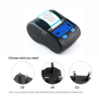 YHD-5801O Printer nirkabel 2 inci, Printer termal tanpa tinta, mendukung dua Label penerimaan