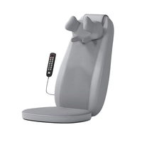 Coussin de massage multifonction chauffant vibrant Shiatsu, physiothérapie infrarouge, soulagement de la douleur corporelle, siège à lumière rouge, pétrissage 3D