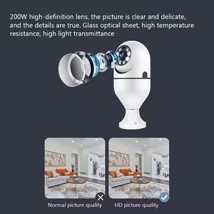 <span class=keywords><strong>Telecamera</strong></span> di Sicurezza Wireless WIFI a Lampadina E27 con Visione Notturna HD a <span class=keywords><strong>360</strong></span> Gradi a Prezzo di Fabbrica all'Ingrosso - Product Image 5